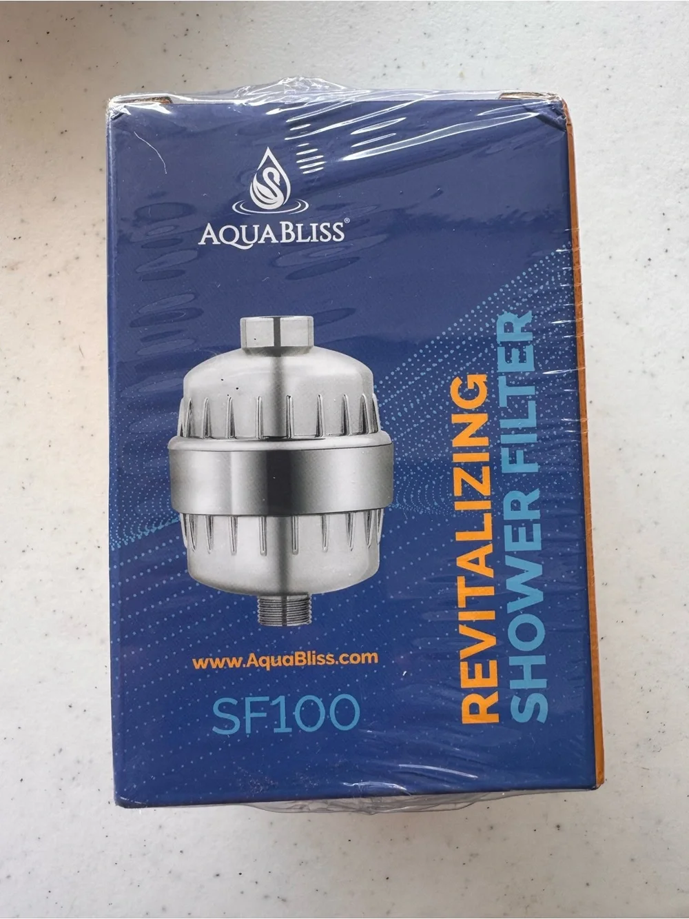 Polished Silver Shower Filter - Chlorine Reduction